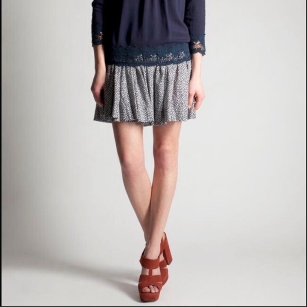 2 / $20 French Connection pleated Clover Skirt